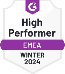 G2 High Performer EMEA Winter 2024