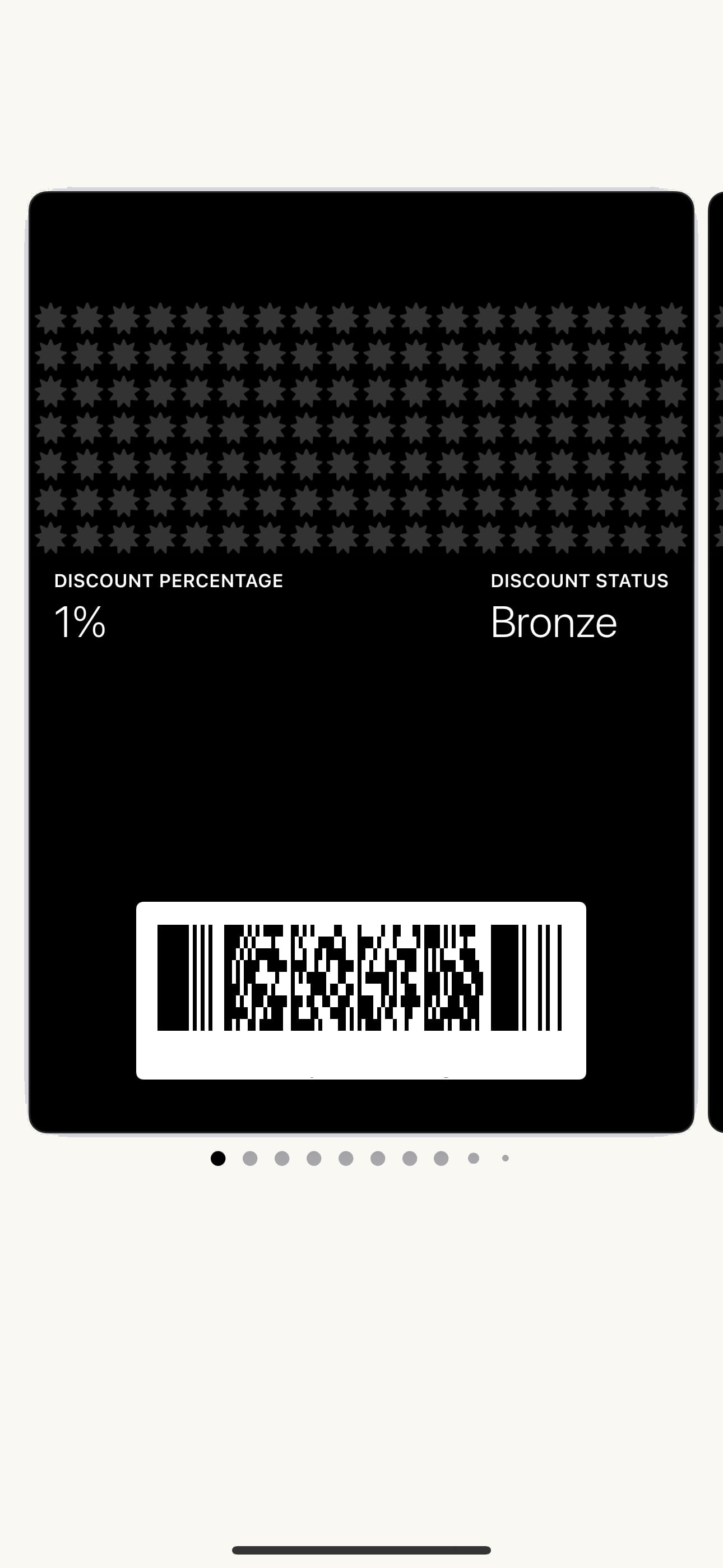 Discount card